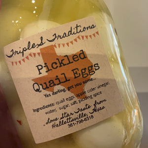 Pickled quail eggs