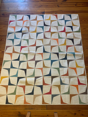 Mid Century Modern windmill Quilt