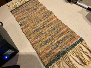 Gold table runner