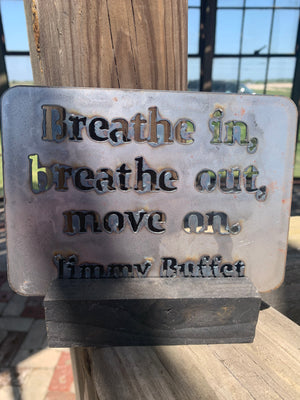 Cut metal signs