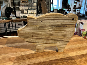 Wood pigs