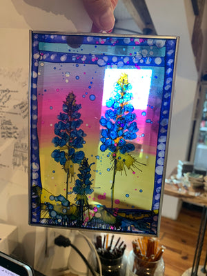 Alcohol Ink Sun Catchers
