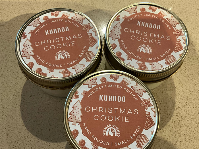 Christmas Cookie Candle in a jar