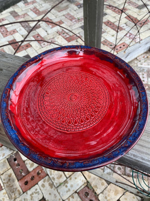 Red platter