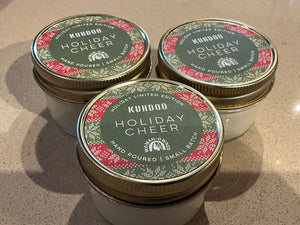 Holiday cheer Candle in a jar