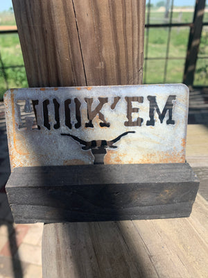 Cut metal signs