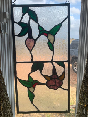 Stained Glass Hummingbirds