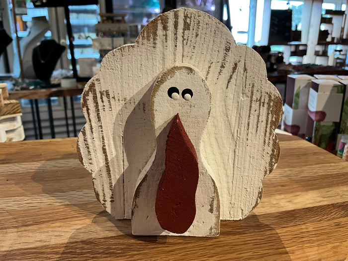 Wood Turkey Shelf Sitter