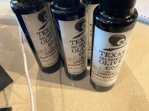 Texas hill country , Black pepper and garlic infused olive oil