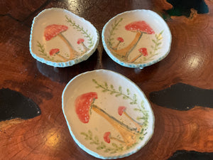 Mushroom trinket dish