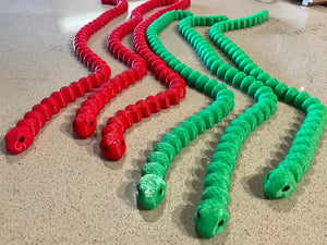 3D printed snakes