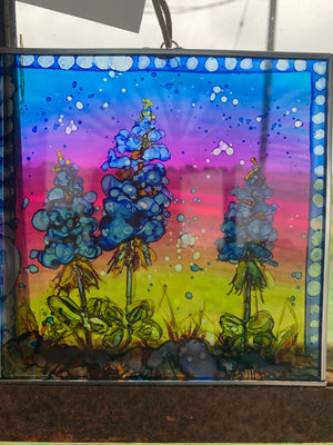 Alcohol Ink Sun Catchers