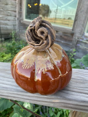 Pottery Pumpkin