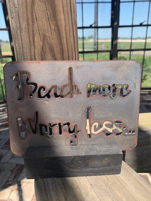Cut metal signs