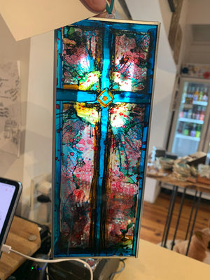 Alcohol Ink Sun Catchers