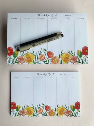 Weekly List Notepads