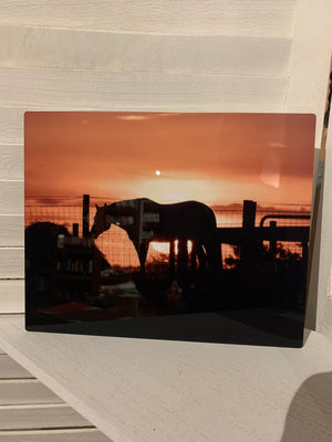 Photographs on metal