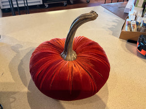 Velvet Pumpkins