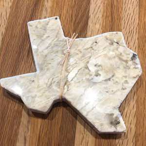 Texas shaped granite coaster/paper weight