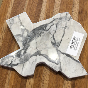 Texas shaped granite cheese boards