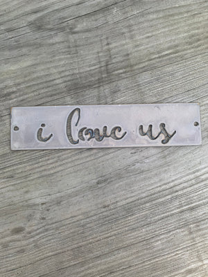 Cut metal signs