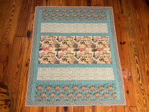 Bird and lace quilt