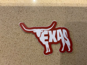 Texas Longhorn sticker