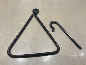 Hand Forged Triangle