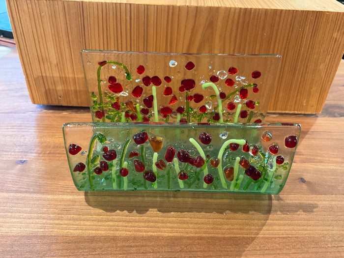 Flower business card holders