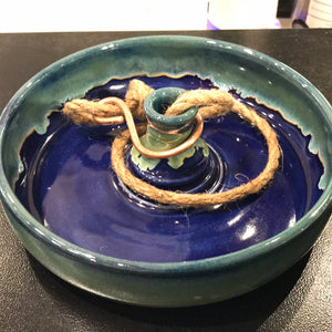 Stoneware bird feeders