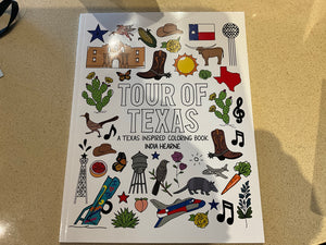 Tour of Texas coloring book