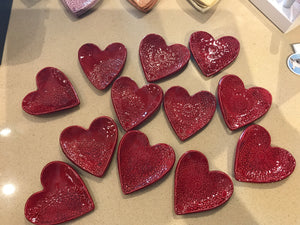 Ceramic hearts