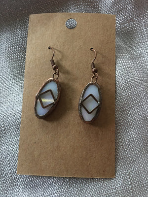 Stained glass earrings