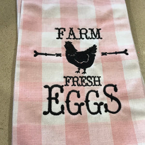 Embroidered kitchen towels
