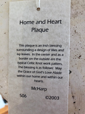 Home and Heart Plaque