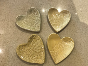 Ceramic hearts