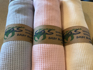 Baby Blankets made from 100% Organic Texas Cotton
