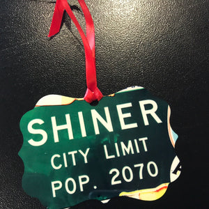 Shiner Population Ornament