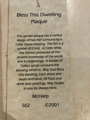 Bless this Dwelling Plaque