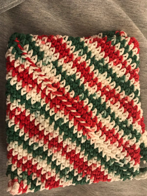 Pair of Hand Crocheted pot holders