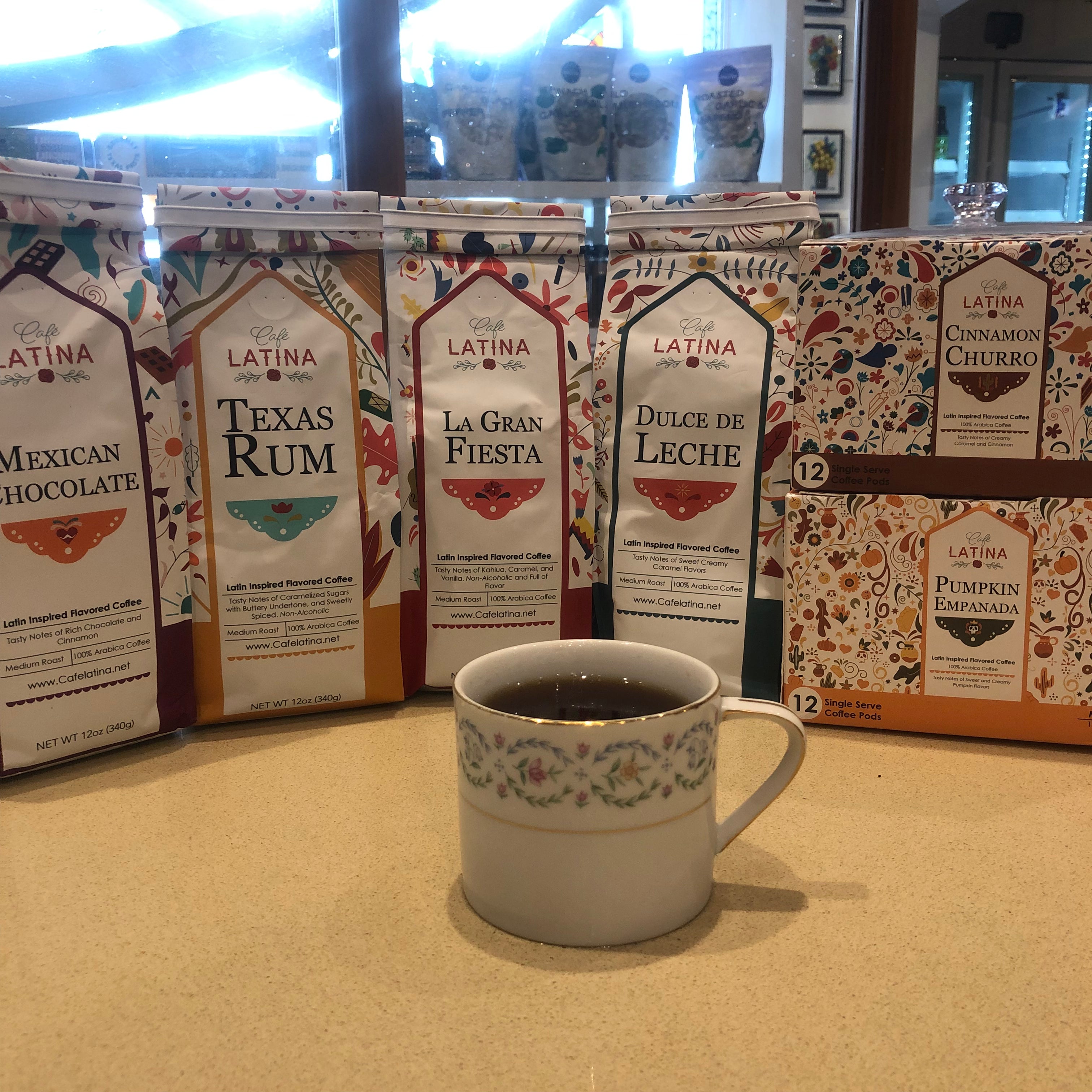 Cafe Latina coffee – Shiner Bluestem