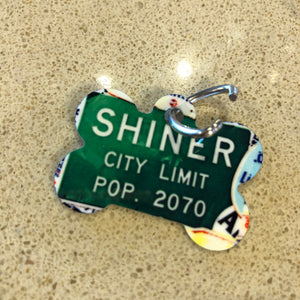 Shiner population dog tag