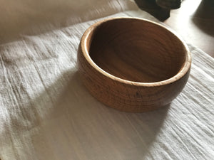 Small, turned wood bowls