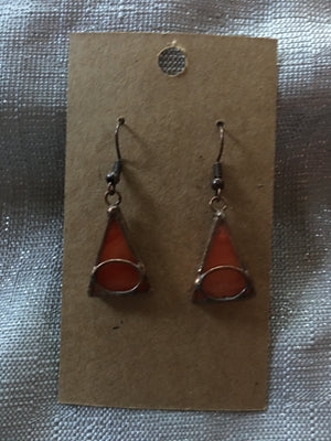 Stained glass earrings